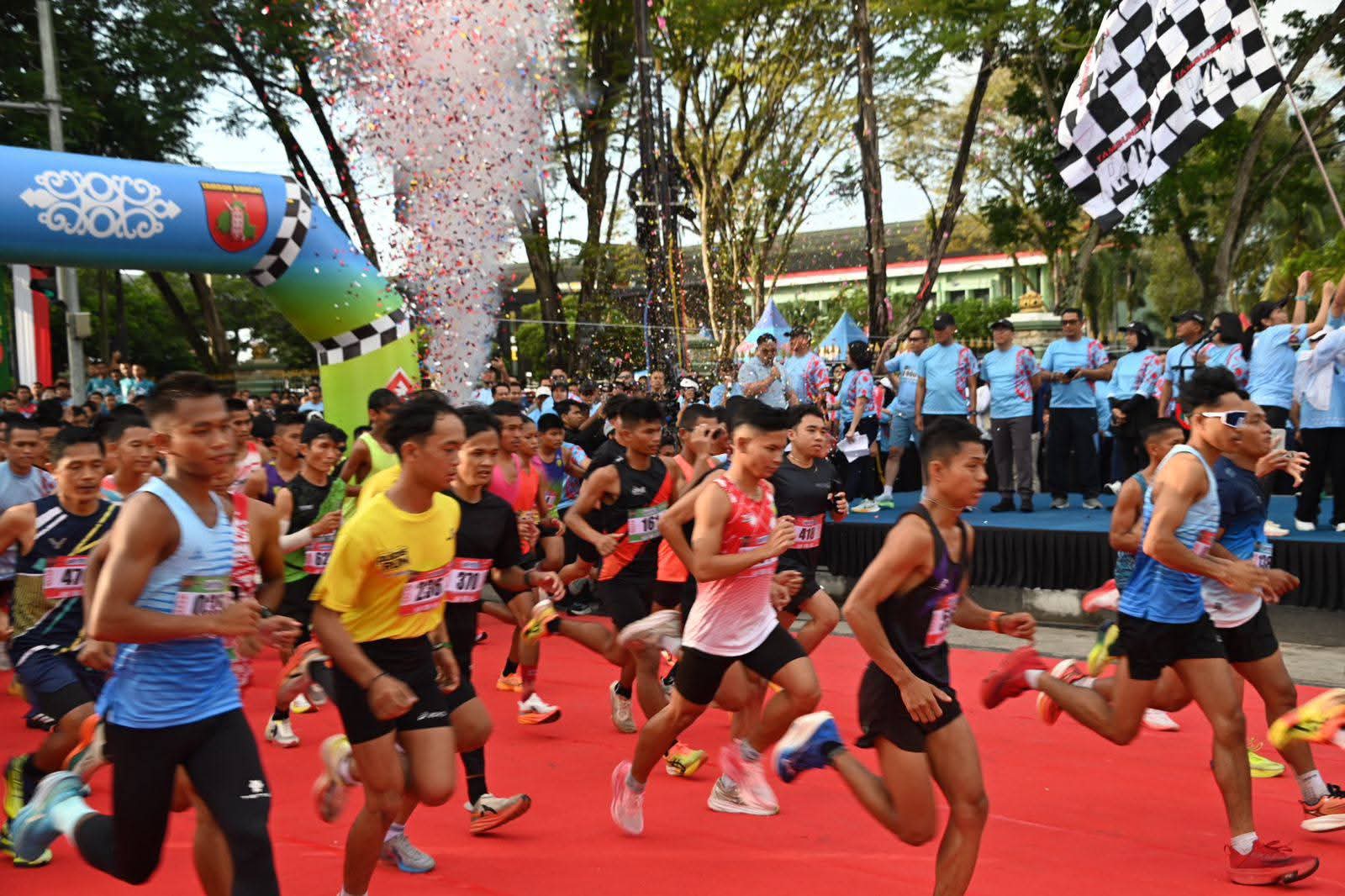 Tambun Bungai Run Jadi Ruang Aktualisasi Semangat Bela Negara di Kalteng