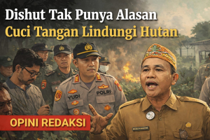 Dishut Tak Punya Alasan Cuci Tangan Lindungi Hutan