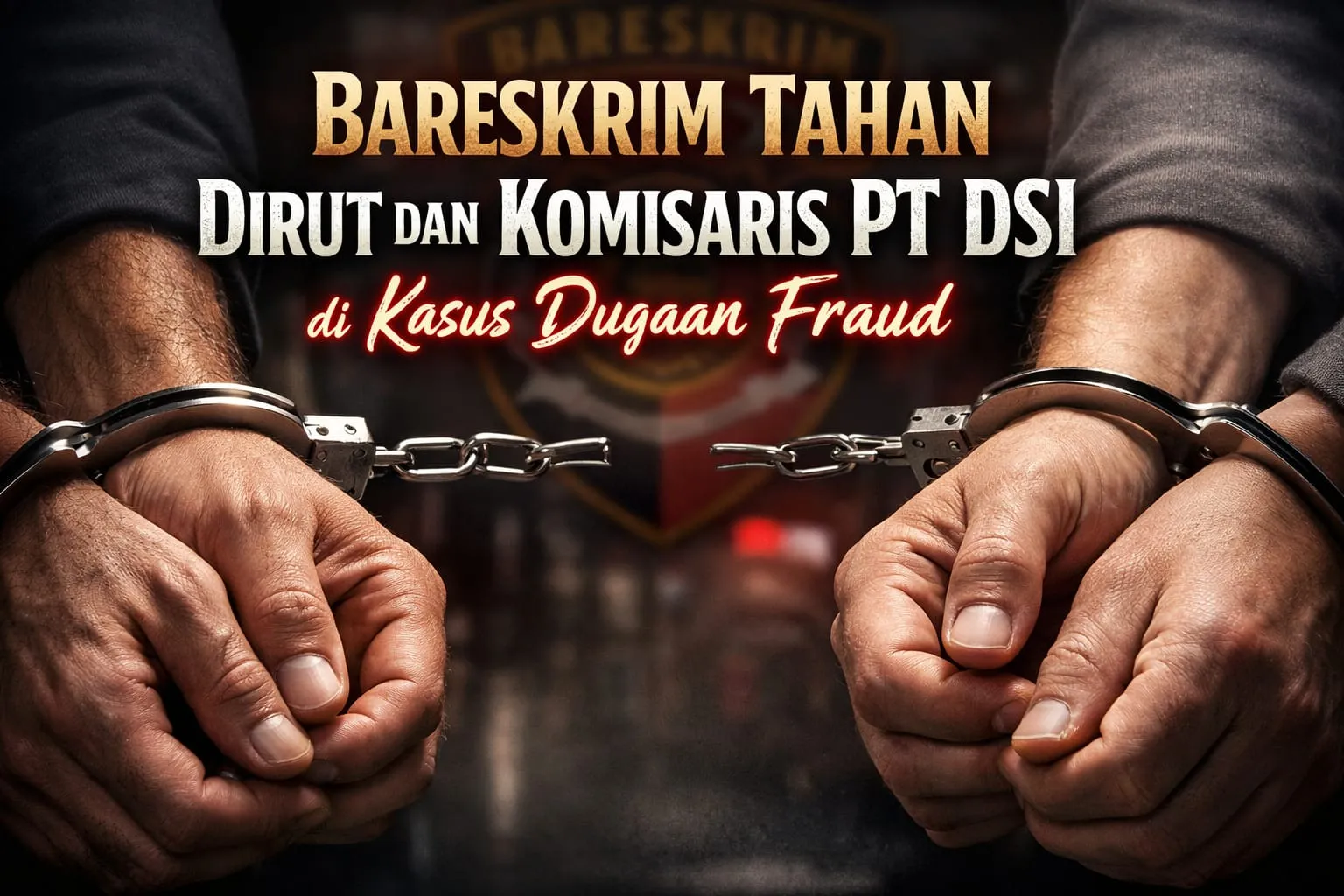 Bareskrim Tahan Dirut dan Komisaris PT DSI, Kasus Dugaan Fraud