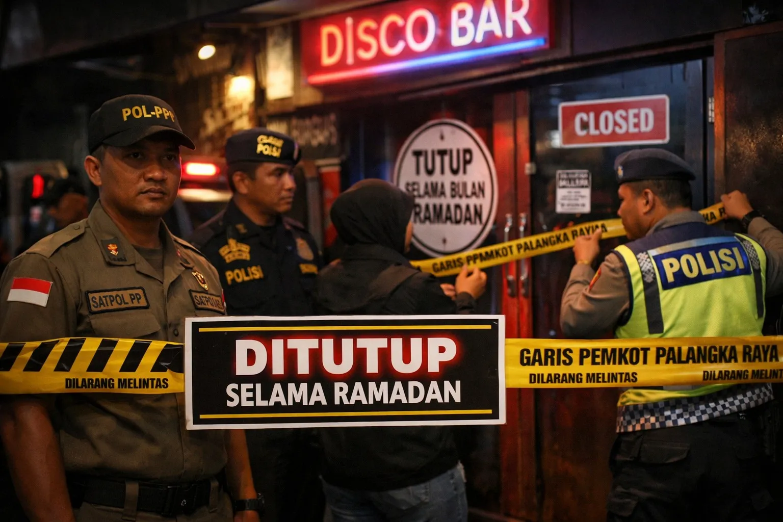 Pemkot Palangka Raya Tutup Diskotik dan Bar Selama Ramadan, Sanksi Kurungan Bagi Pelanggar