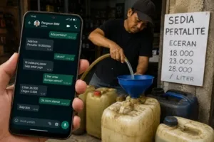 Pengecer Naik Kelas: Saat Dagang BBM Berpindah ke Media Sosial