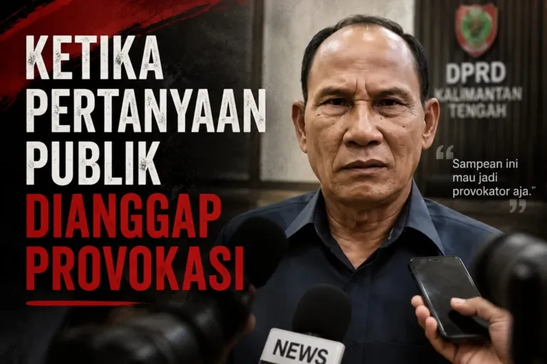 Ketika Pertanyaan Publik Dianggap Provokasi