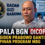 Kepala BGN Dicopot, Presiden Prabowo Ganti Pimpinan Program MBG