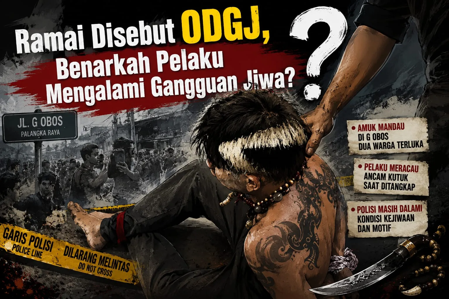 Ramai Disebut ODGJ, Benarkah Pelaku Mengalami Gangguan Jiwa?
