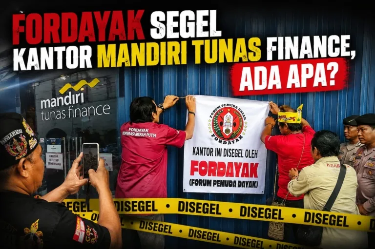 Fordayak Segel Kantor Mandiri Tunas Finance, Ada Apa?