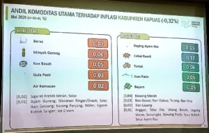Ini Penyebab Kapuas Inflasi Tertinggi 5,15 persen pada Mei 2026