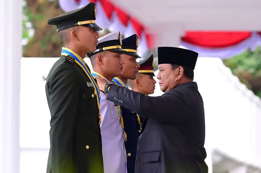 Presiden Prabowo Lantik 1.177 Lulusan TNI-Polri, Perwira Diminta Siap Mati untuk Rakyat