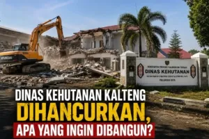 Dinas Kehutanan Kalteng Dihancurkan, Apa yang Ingin Dibangun?