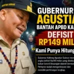 Gubernur Agustiar Bantah APBD Kalteng Defisit Rp149 Miliar: "Kami Punya Hitungannya"