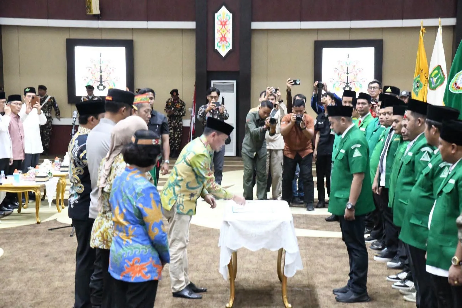 Ansor Kalteng Dilantik, Sekaligus Usul Banser Balakar Siap 48 Jam Lawan Karhutla