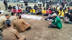 Dua Hari Menyuarakan Aspirasi, Gubernur Agustiar Akhirnya Mau Temui Aliansi