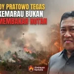 Wagub Edy Pratowo Tegas: Musim Kemarau Bukan Waktu Membakar Hutan